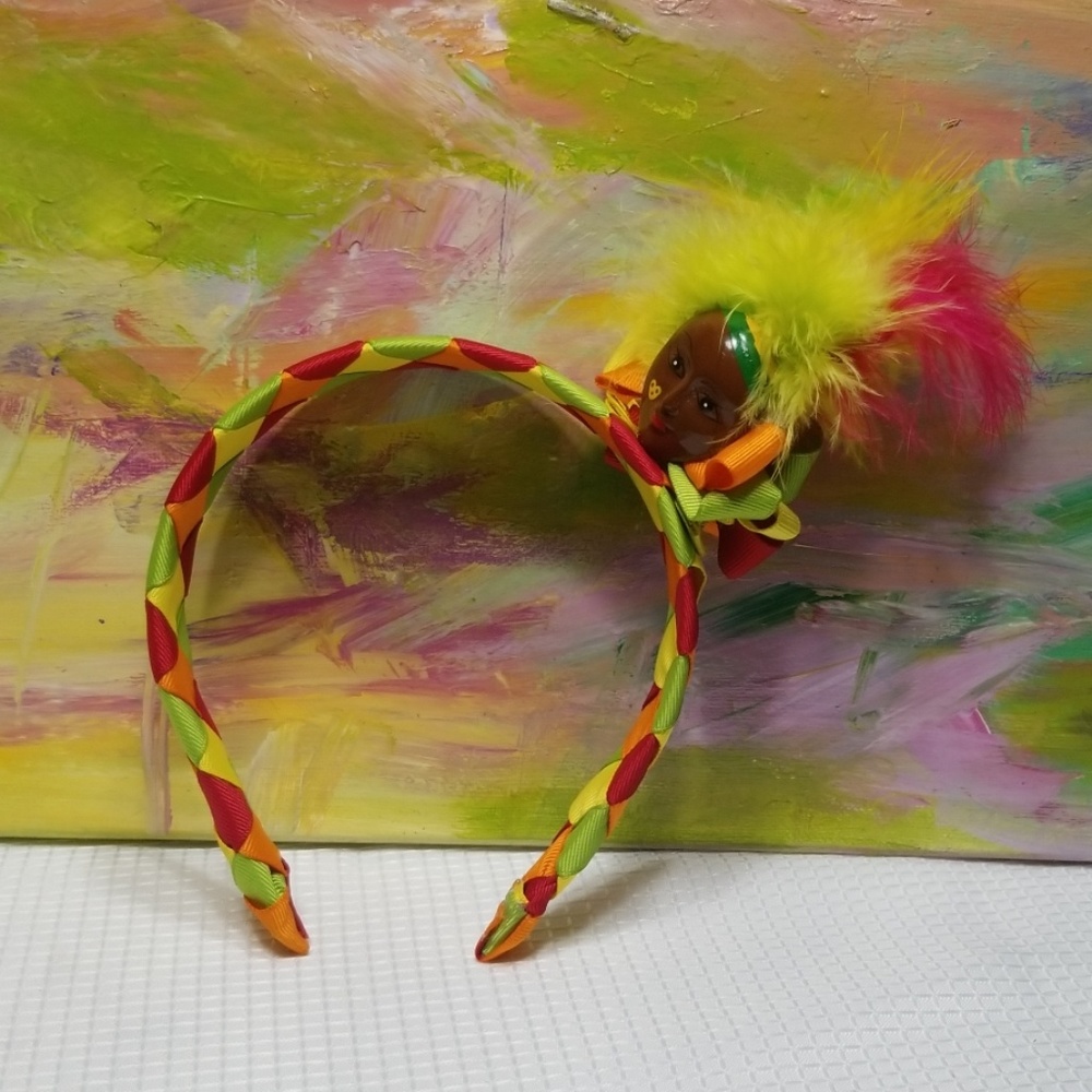 Grosgrain Ribbon Woven Headband 1 1/2inch headband